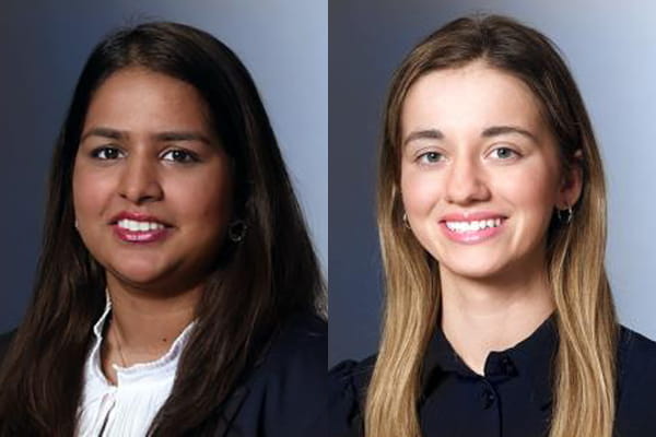 Divya Deivanayagam and Aoife Weir